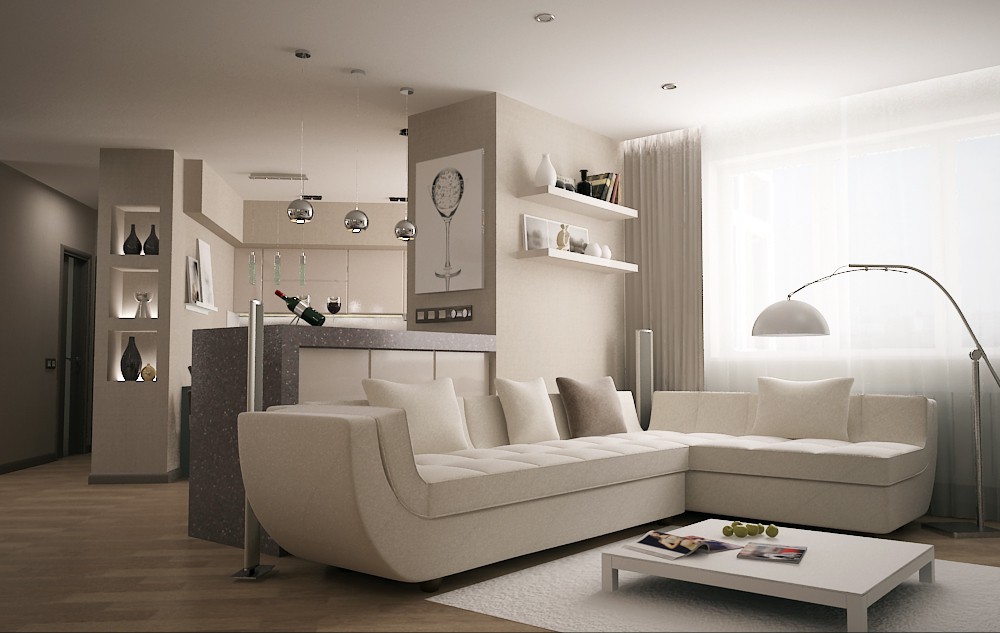 Wohnzimmer in 3d max vray 2.0 Bild