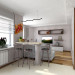 imagen de cocina en 3d max vray