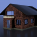 simple_house в Blender cycles render зображення