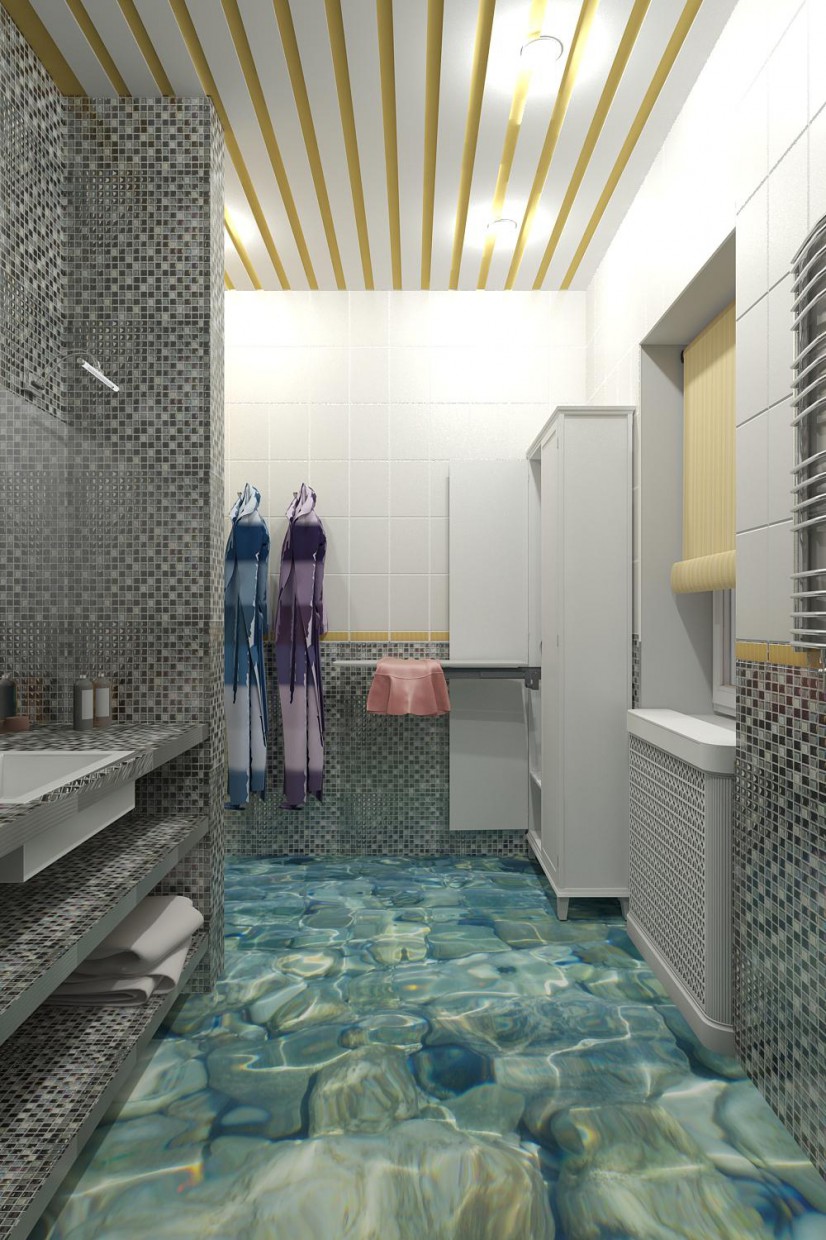 Salle de bain dans 3d max vray image