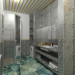 Salle de bain dans 3d max vray image