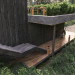 Haus im Wald in 3d max corona render Bild