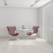 Hall em 3d max vray imagem