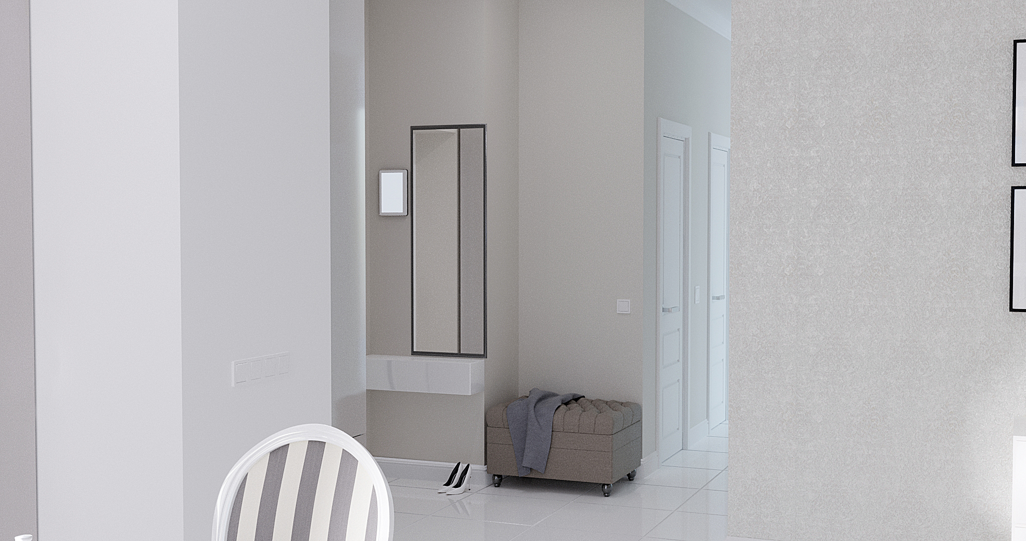 Sala cozinha "Ternura" em 3d max vray 3.0 imagem