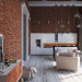 Die Apartments im LOFT-Stil zu visualisieren in 3d max corona render Bild