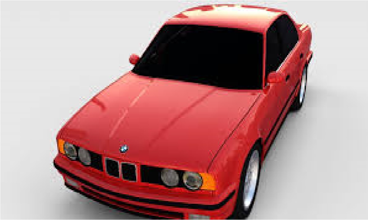 BMW E34 in Blender cycles render Bild