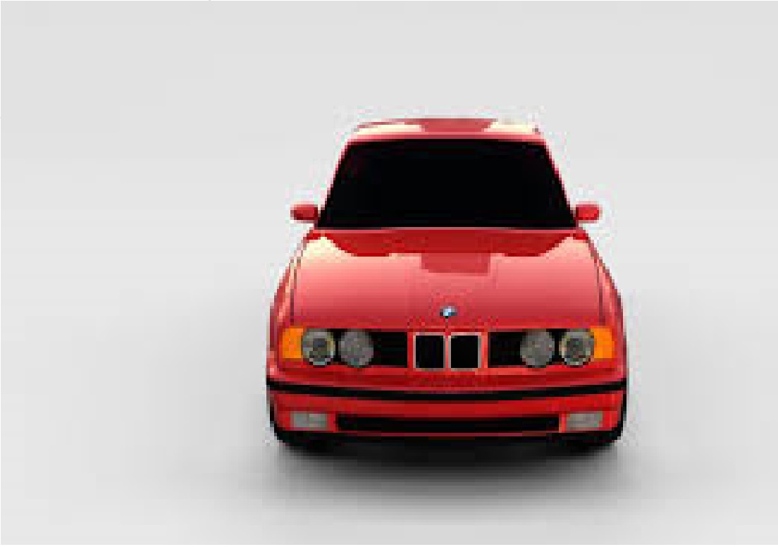 BMW E34 in Blender cycles render Bild