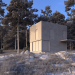 Waldhaus in 3d max vray 3.0 Bild