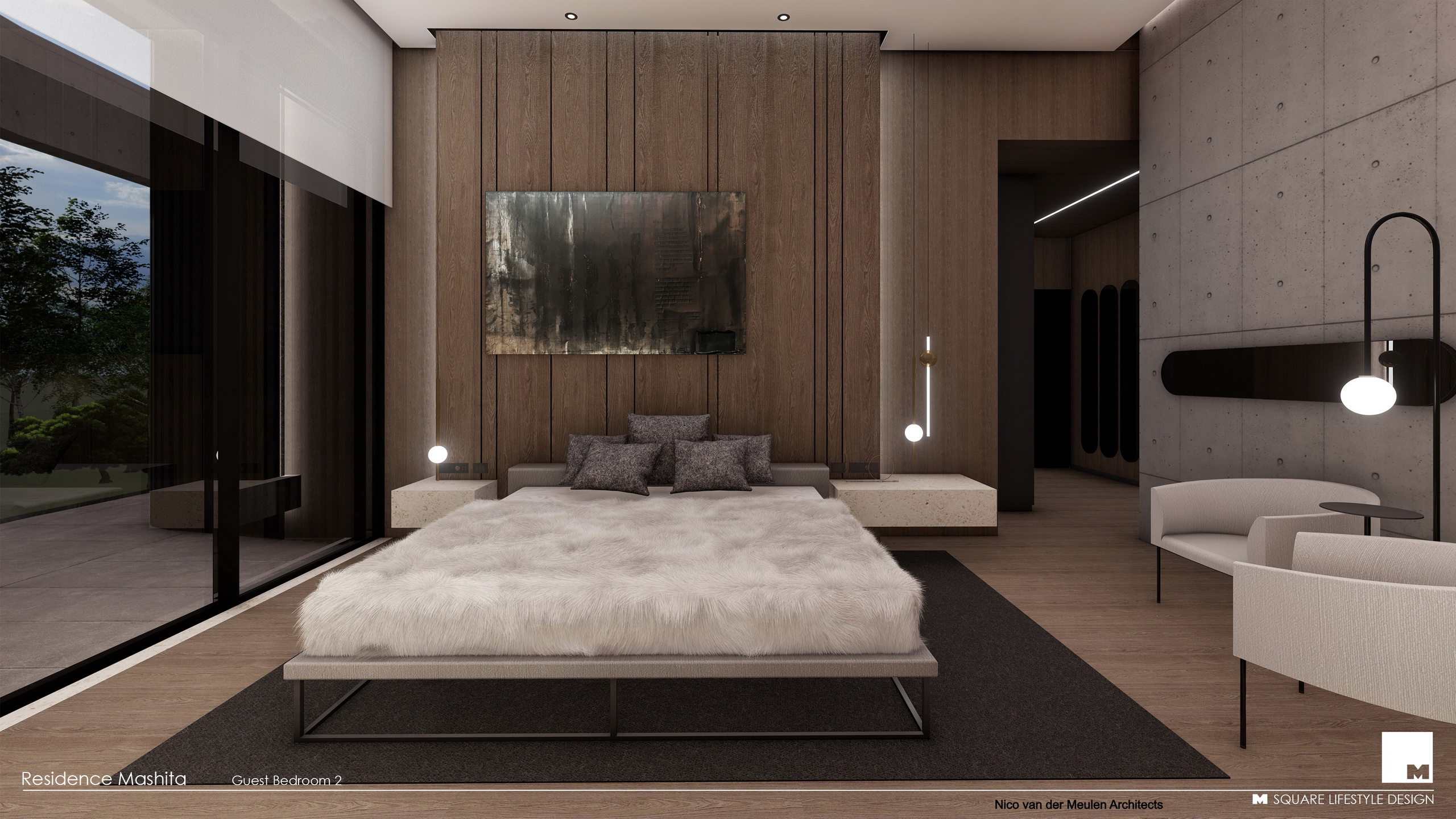 New home interiors in AutoCAD lux render image