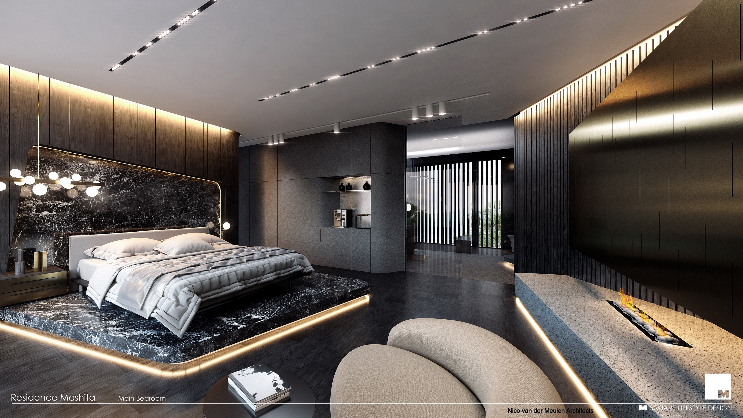 New home interiors in AutoCAD lux render image