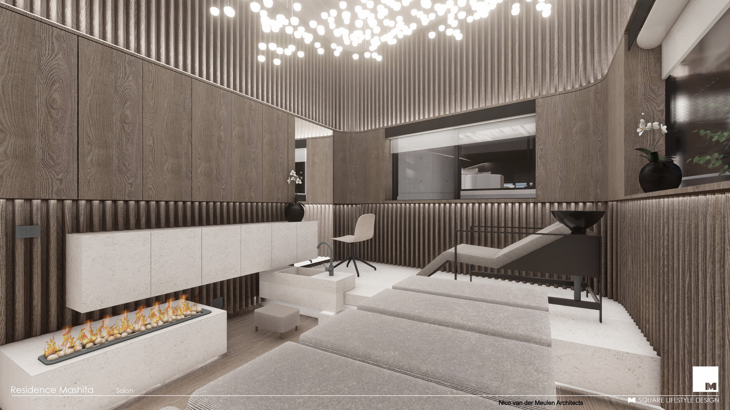 New home interiors in AutoCAD lux render image