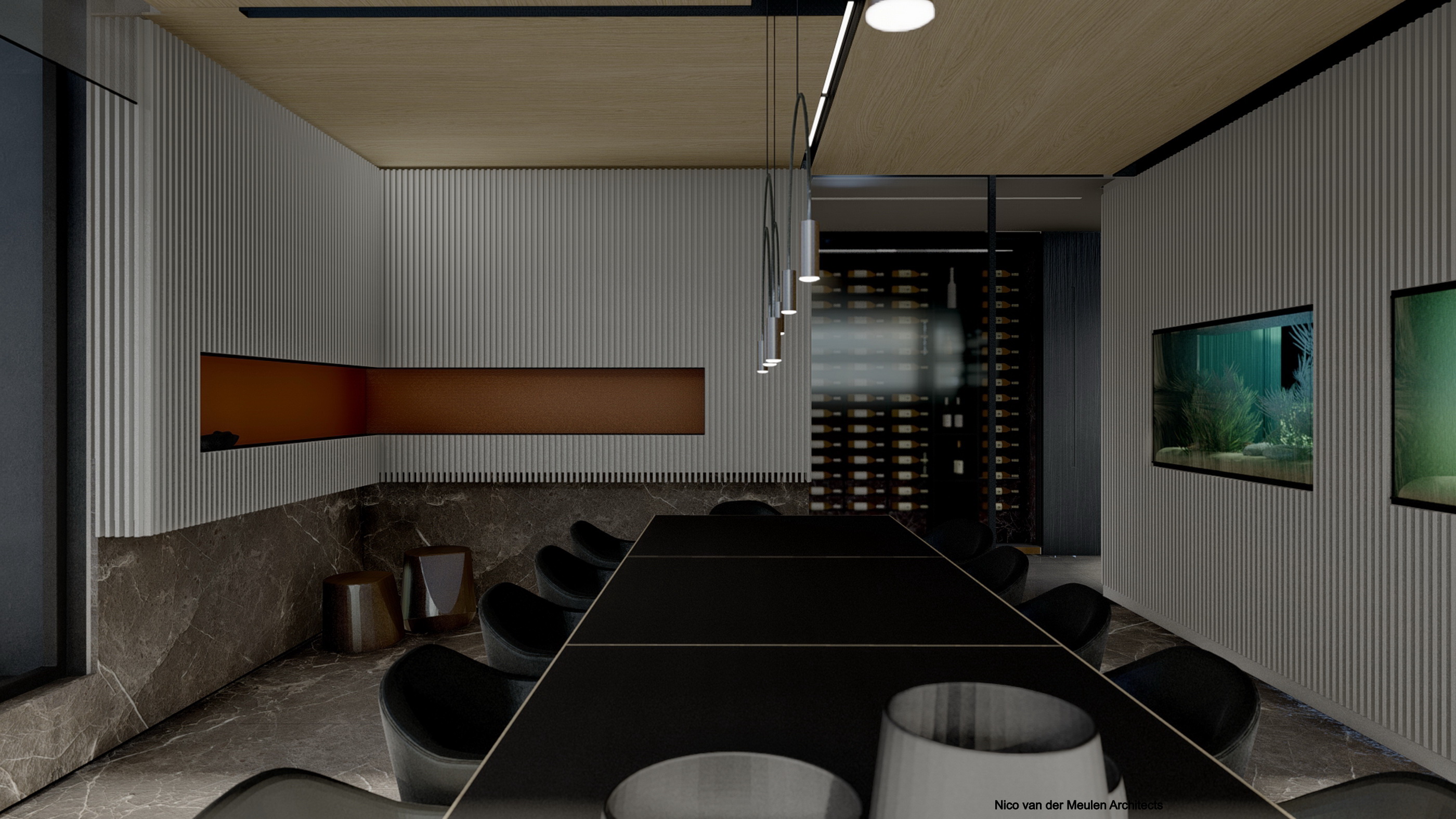 Hall d'entrée dans AutoCAD lux render image