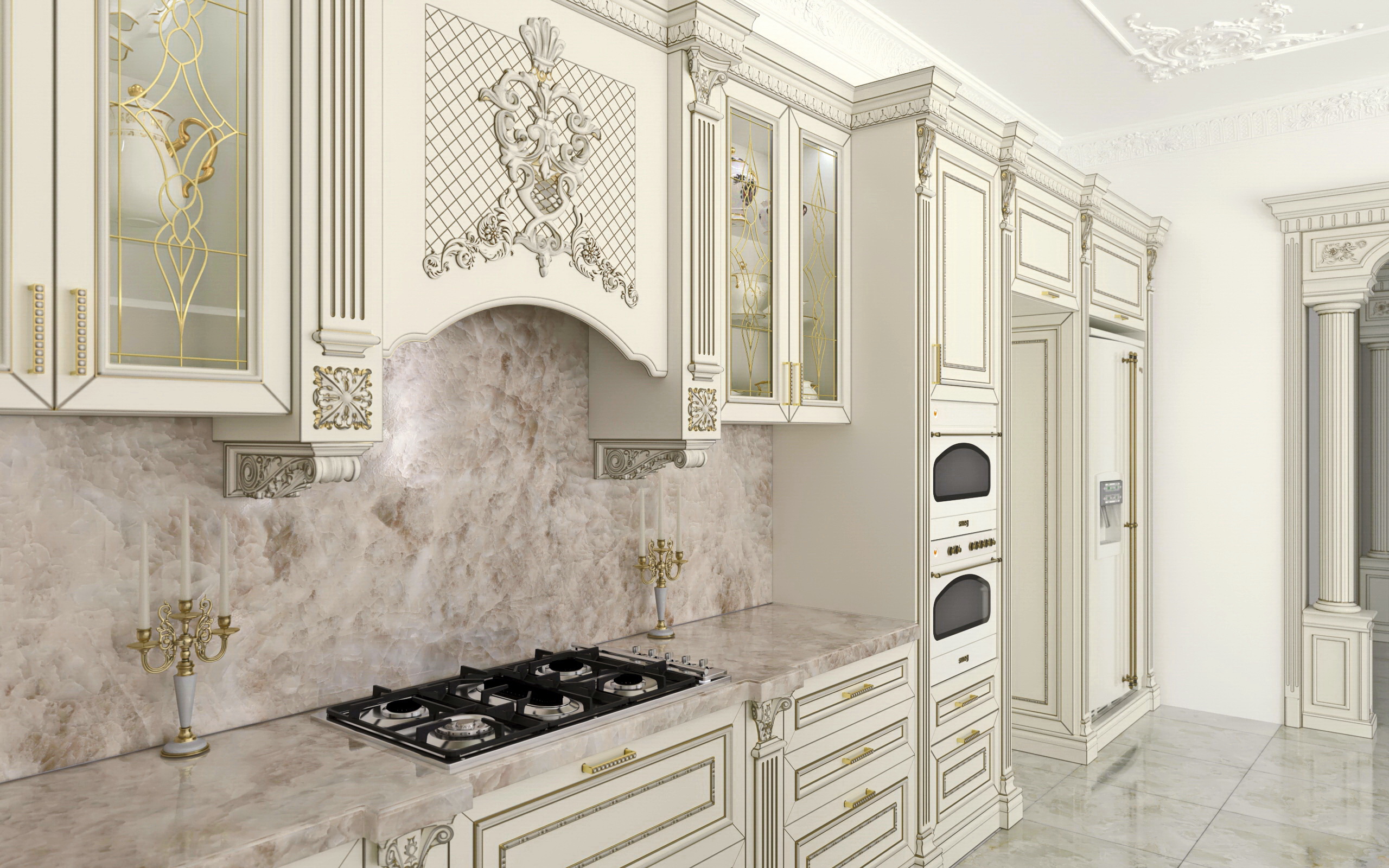 imagen de Cocina-Hermosa casa en SolidWorks vray 3.0