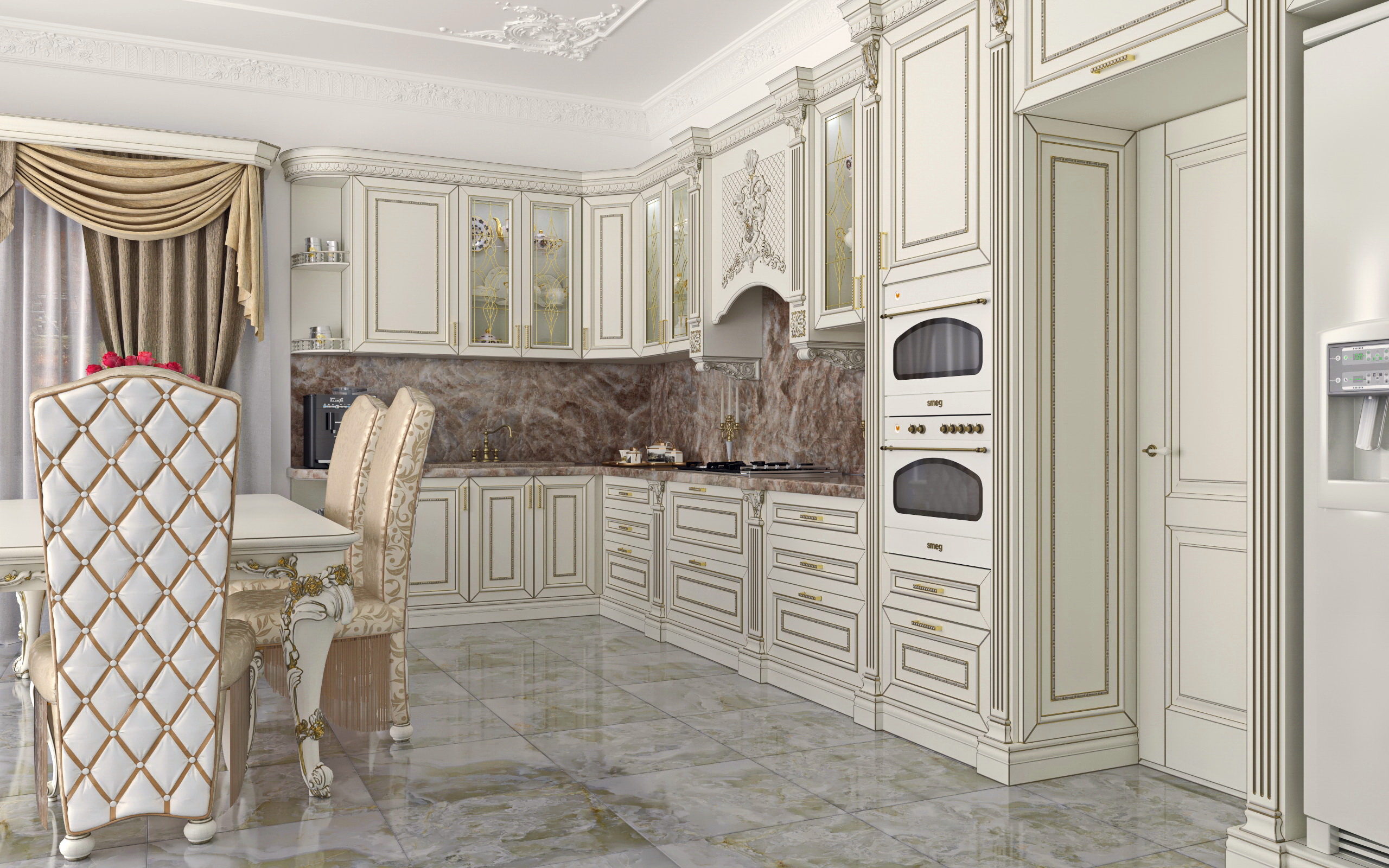 imagen de Cocina-Hermosa casa en SolidWorks vray 3.0