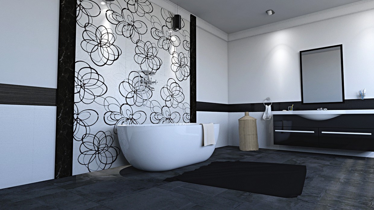 Vasca da bagno in 3d max mental ray immagine