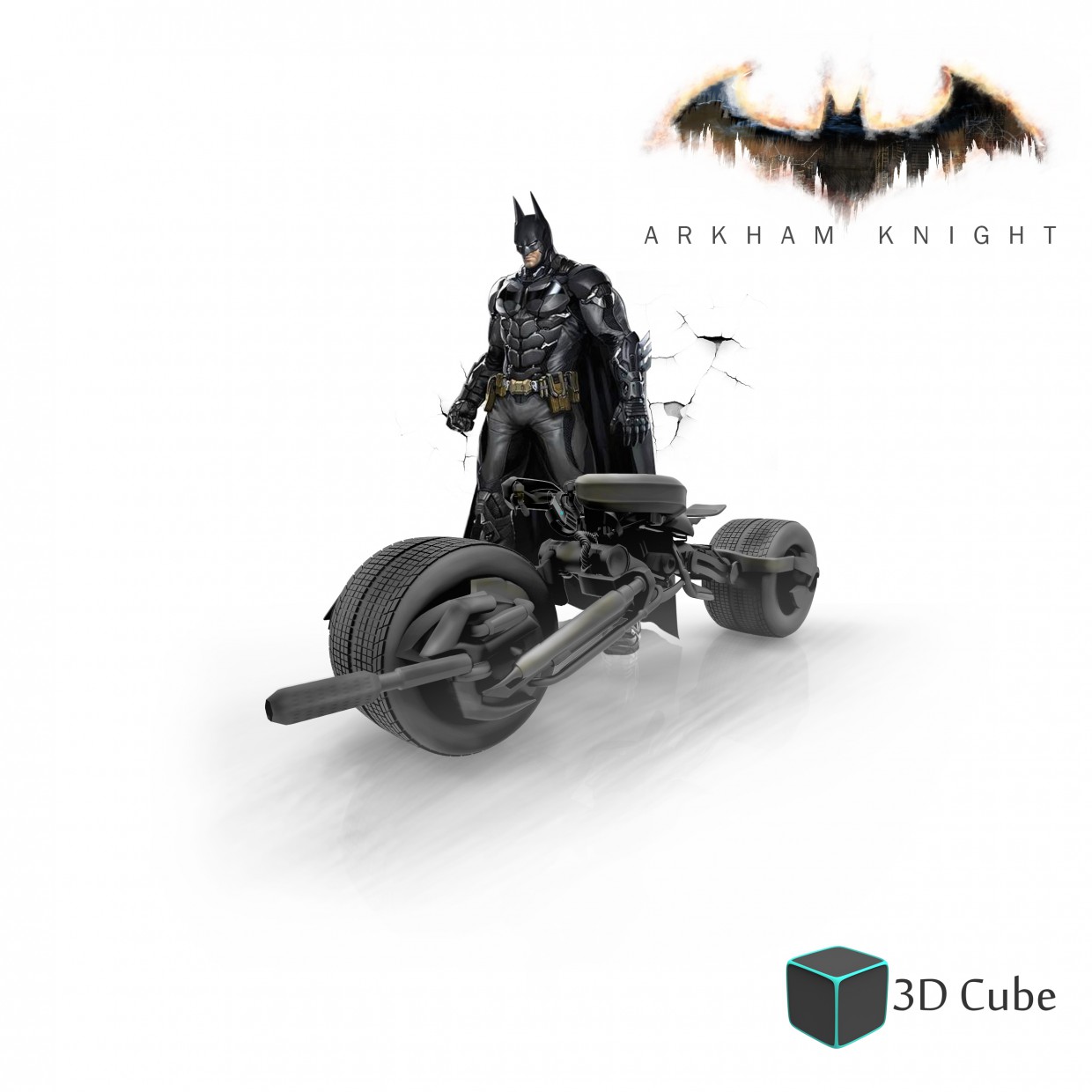 Batpod_ArkhamKnight в 3d max Other зображення