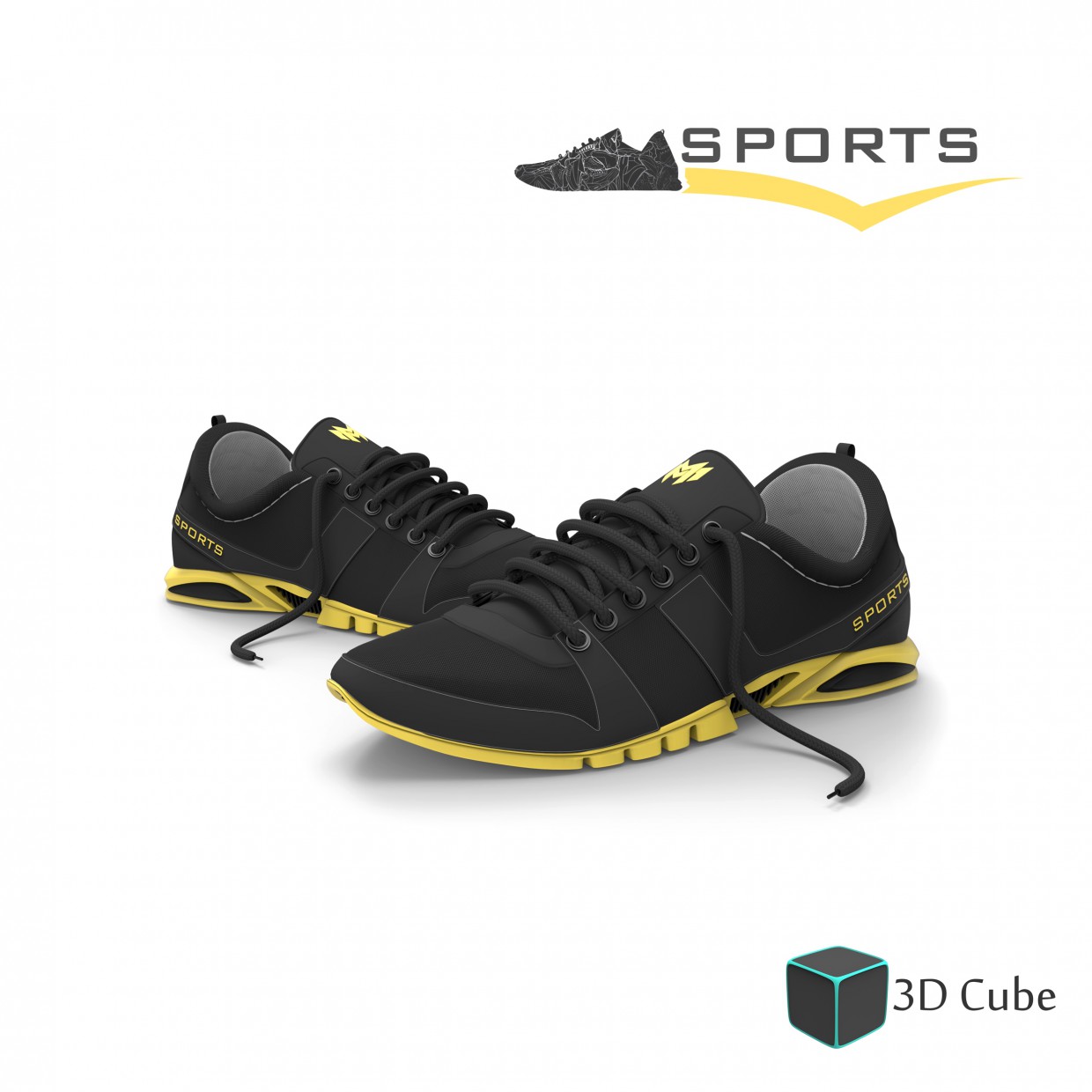 Chaussure de sport dans 3d max Other image