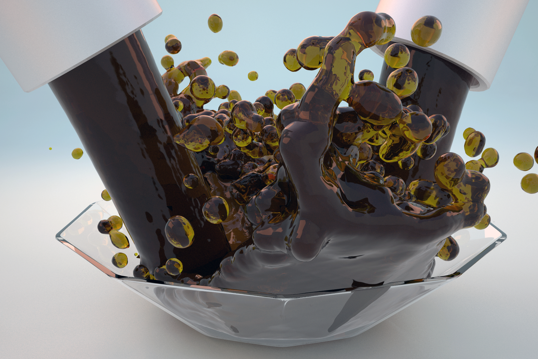 cor de café Jam em 3d max vray 3.0 imagem