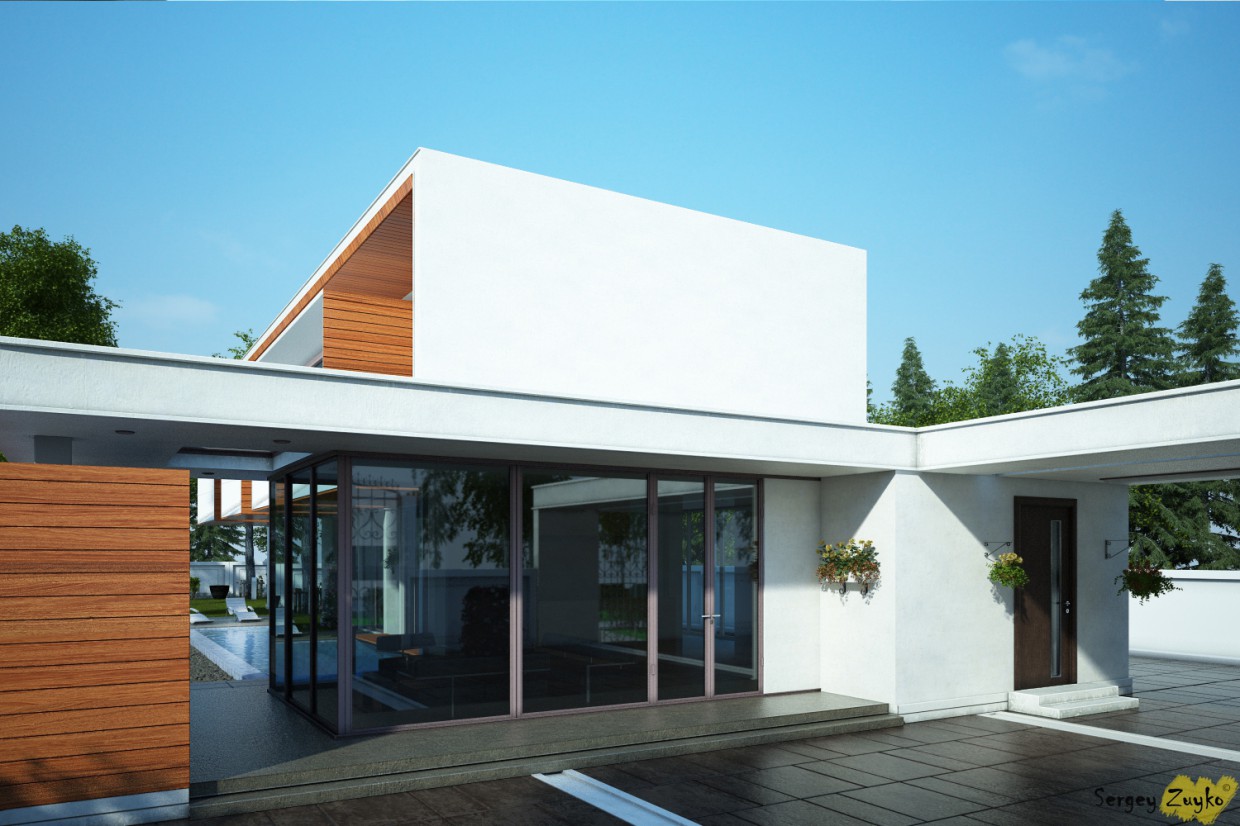 Ancora una volta una casa) in 3d max vray immagine