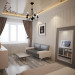 Living room in 3d max vray image