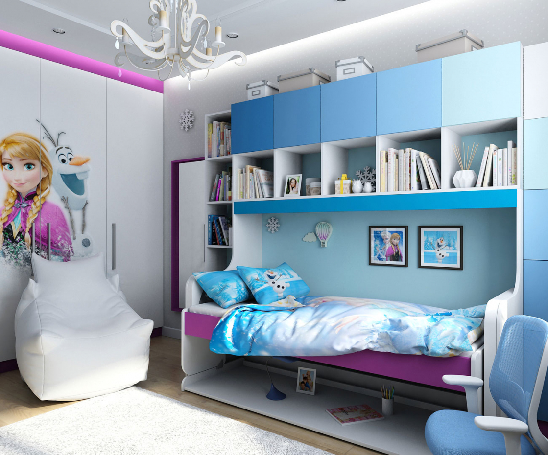 Design d'intérieur dans le style de « Frozen » enfants à Tchernigov dans 3d max vray 1.5 image