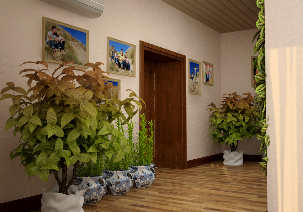 Sala verde em 3d max vray 3.0 imagem