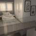 dormitorio in 3d max vray 3.0 immagine