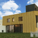 imagen de casa de campo en 3d max corona render