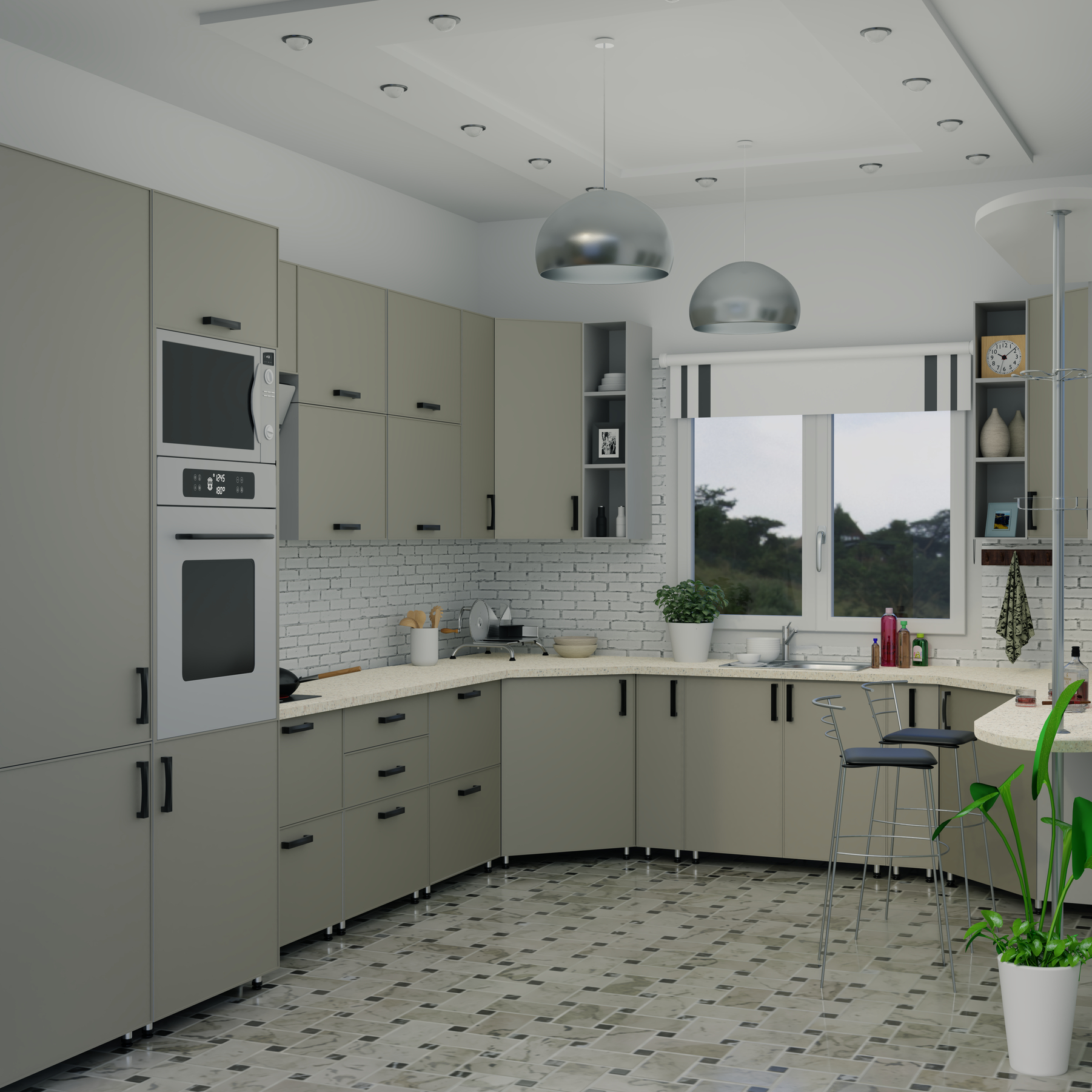 Cozinha em Blender cycles render imagem