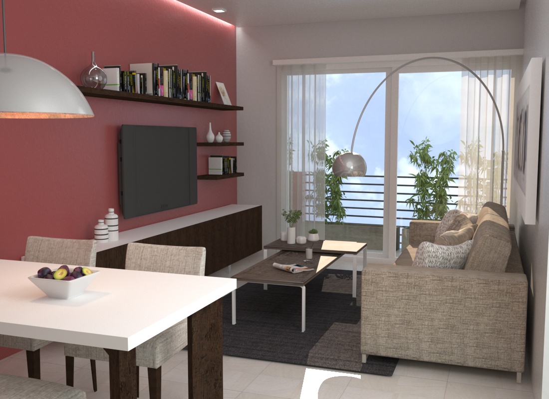 Comedor in 3d max vray 3.0 resim