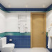 A Bathroom in 3d max vray image