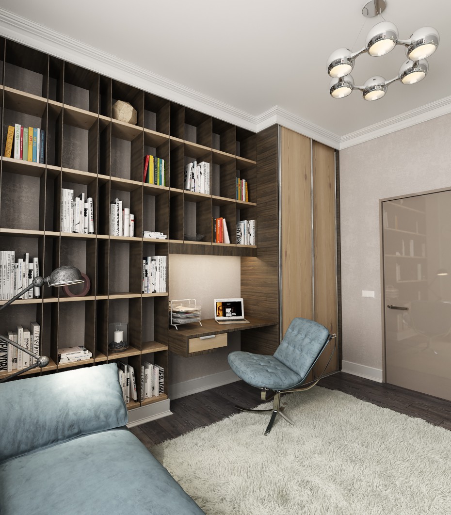 Room for husband in 3d max vray image