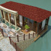 Sommer Terrasse in 3d max vray 2.0 Bild