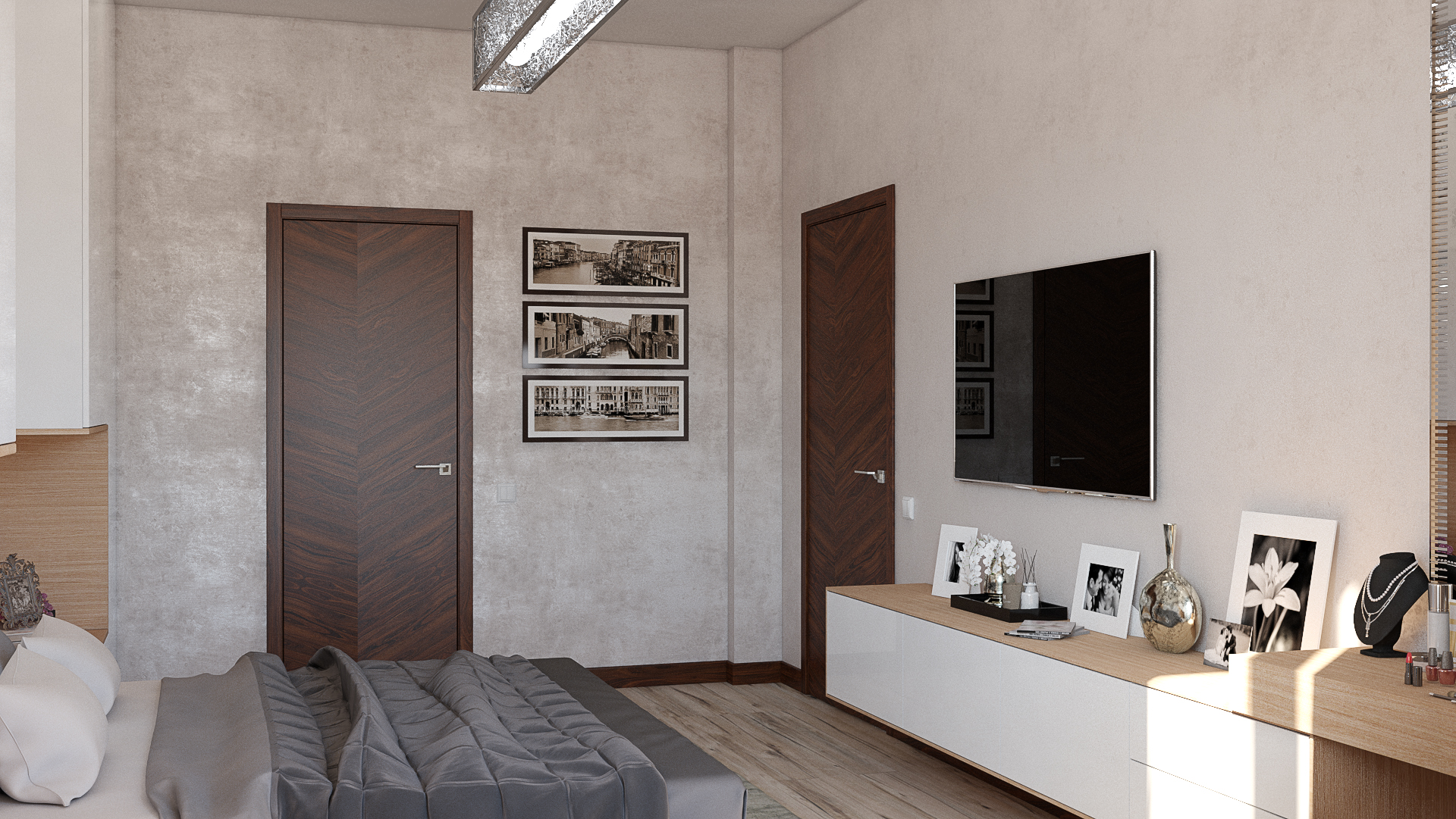 Schlafzimmer in 3d max vray 3.0 Bild