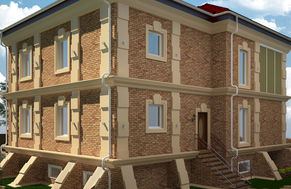 House_day aydınlatma in 3d max vray 3.0 resim