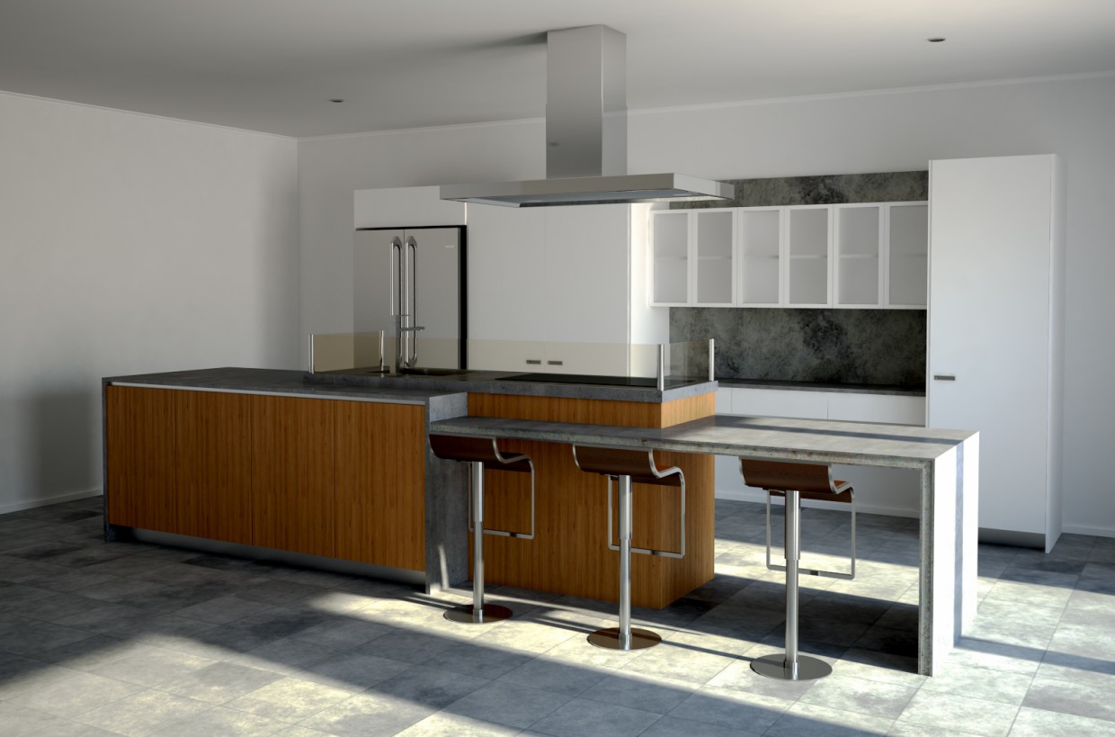 Cozinha moderna 1 em Outra coisa vray imagem