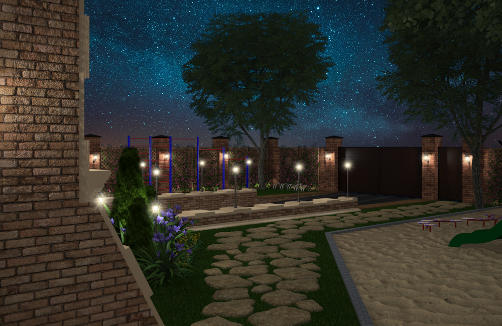 Illuminazione House_night in 3d max vray 3.0 immagine