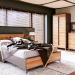 Bedroom in 3d max corona render image