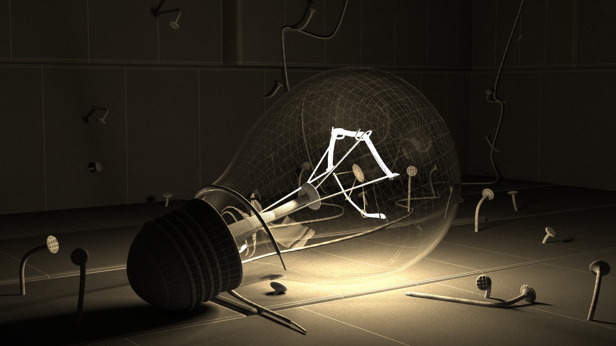 Lampe magique dans 3d max vray image