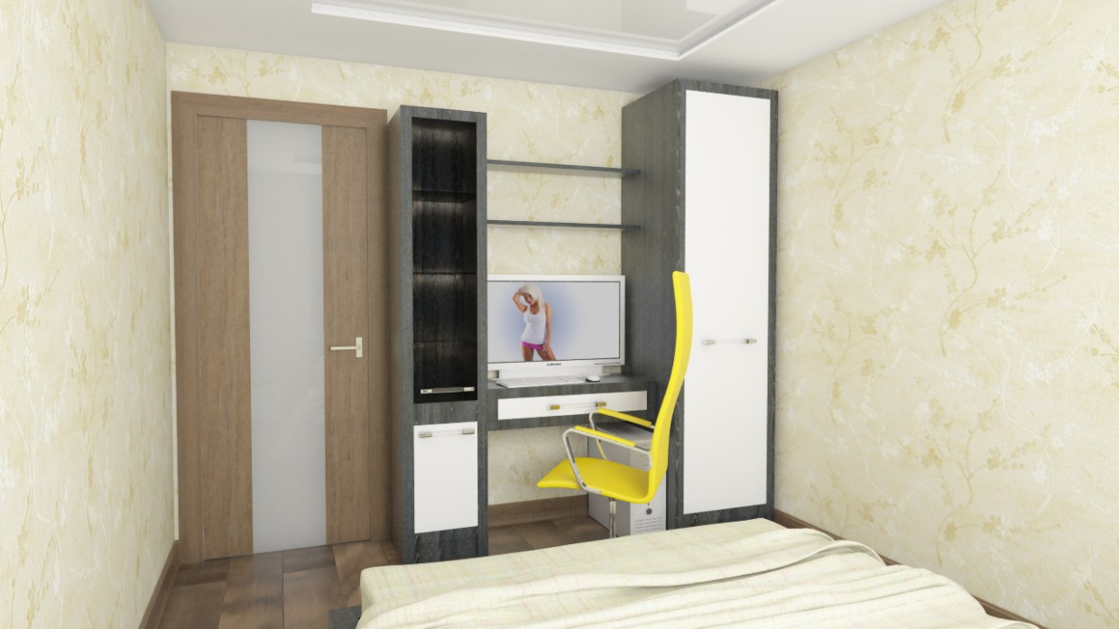 Chambre à coucher dans 3d max vray image