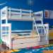 Children's 2-story bed