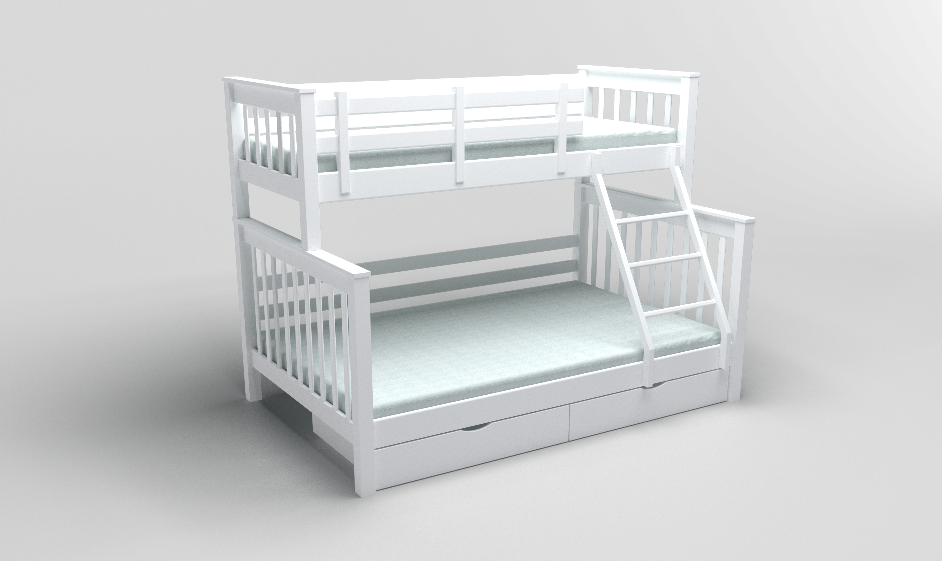 Lit à deux étages pour enfants dans 3d max vray 3.0 image