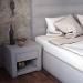 Bed and bedside tables "Opal"