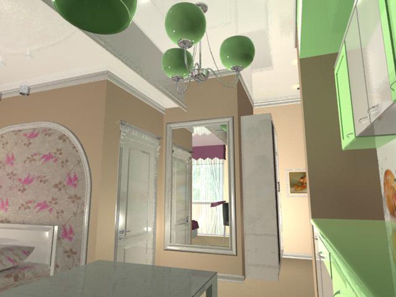 room in 3d max mental ray image