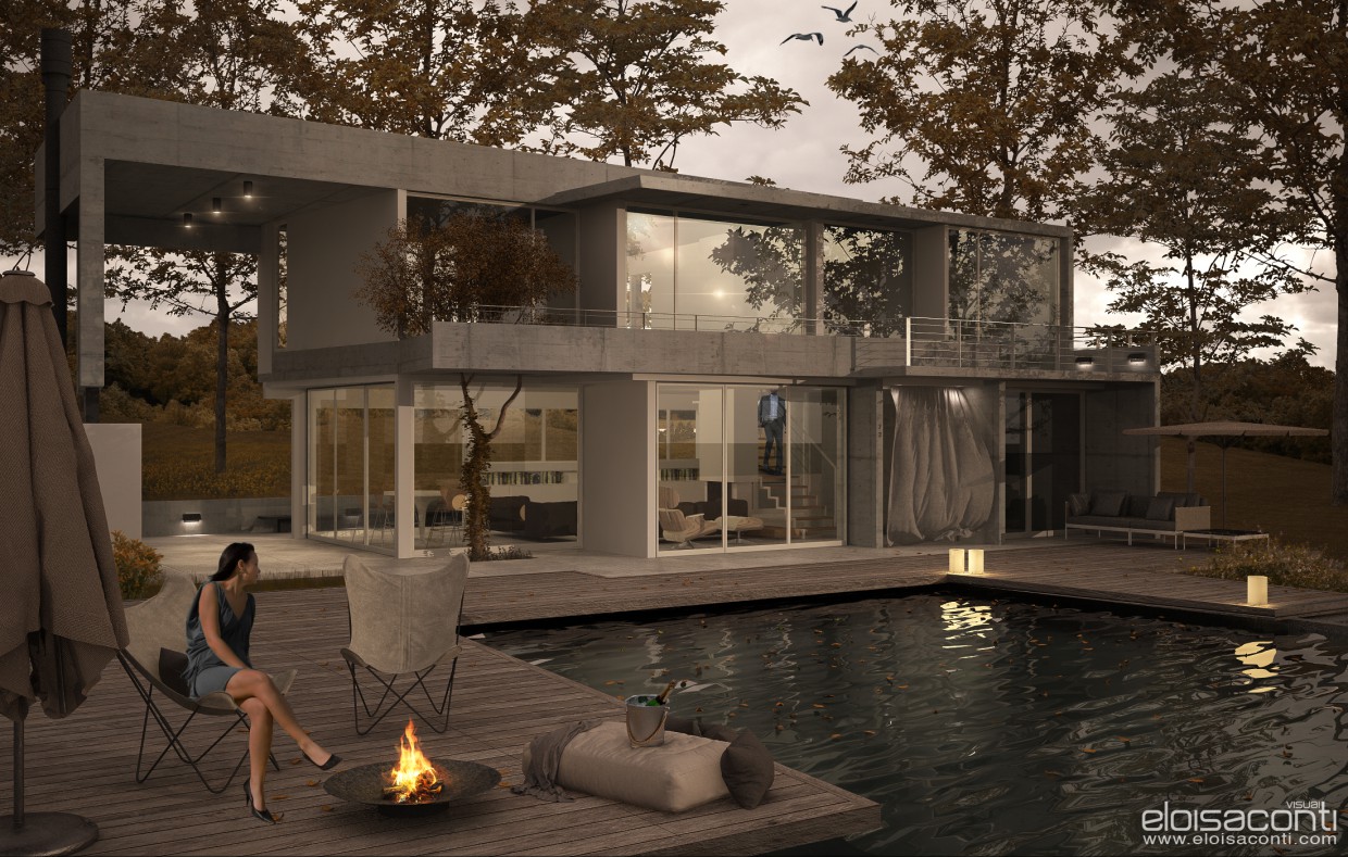 imagen de Casa Fresno reloaded... en Cinema 4d vray