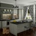 Kitchen in 3d max vray image