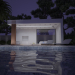 exterior-pool in 3d max vray 2.0 image