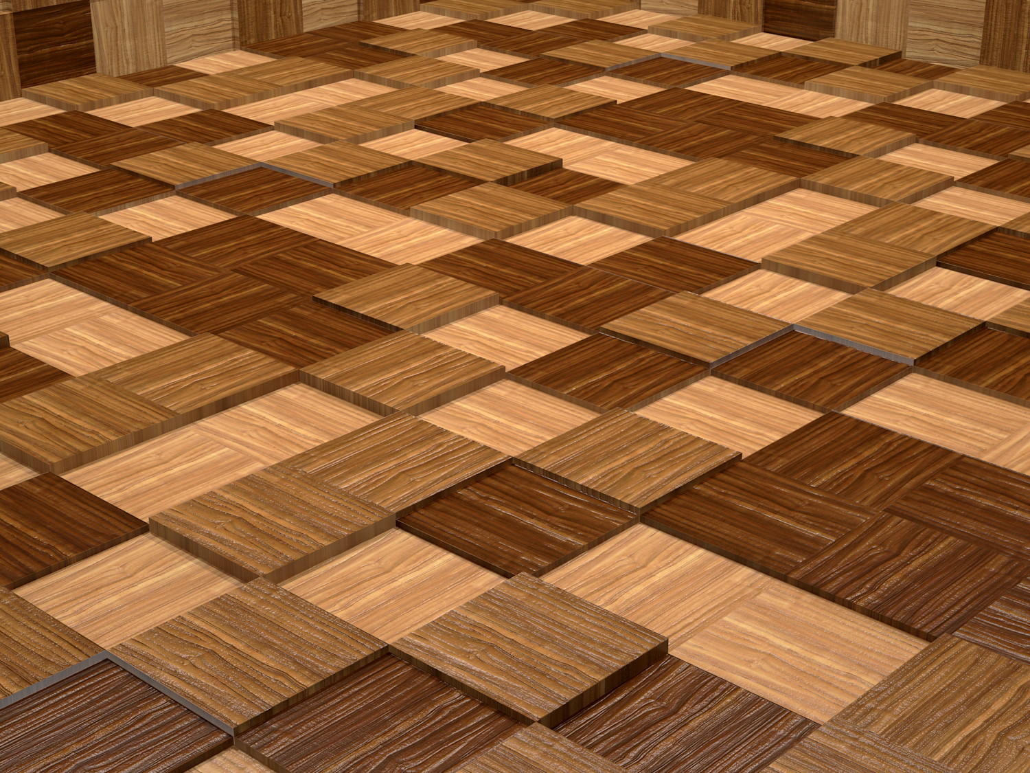 Mosaico em volume em 3d max vray 3.0 imagem