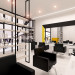 Le concept de salon de coiffure dans 3d max vray 3.0 image