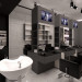 Le concept de salon de coiffure dans 3d max vray 3.0 image